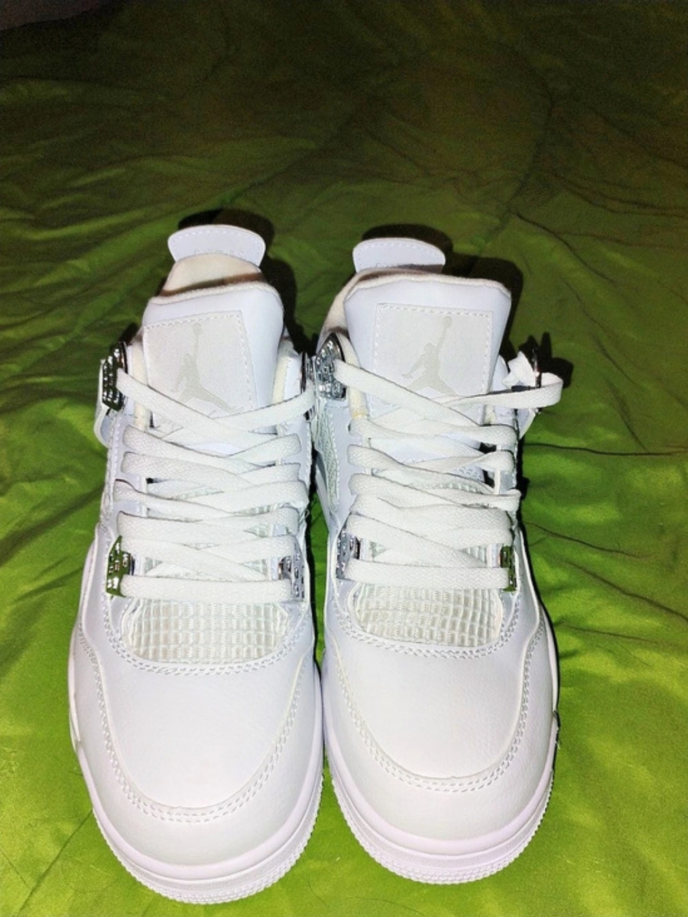 Jordan Air Jordan 4 Retro 'Pure Money' White Sneakers US 7